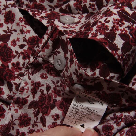 Vintage Cinch Cotton Floral Western Shirt Size Large (Tag is wrong) - Picture 11 of 11